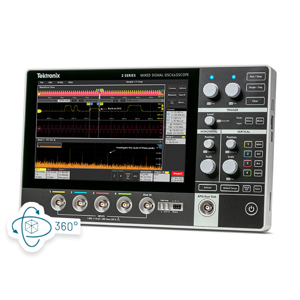 ����ź�ʾ����MSO22 2-BW-200